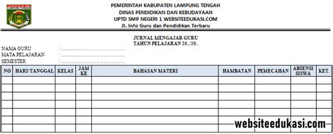 View Contoh Buku Jurnal Siswa Dan Guru Pics