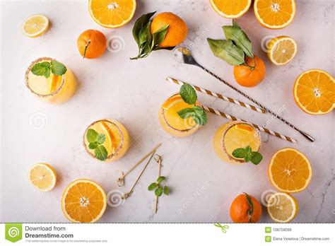 Orange and Lemon Margarita Cocktail Stock Image - Image of fresh, club: 108759269