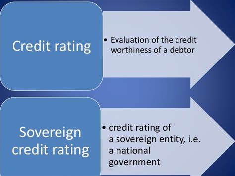 Credit rating process of sovereign bonds