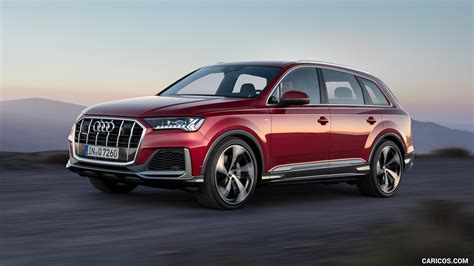 Audi Q7 | 2020MY (Color: Matador Red) | Front Three-Quarter