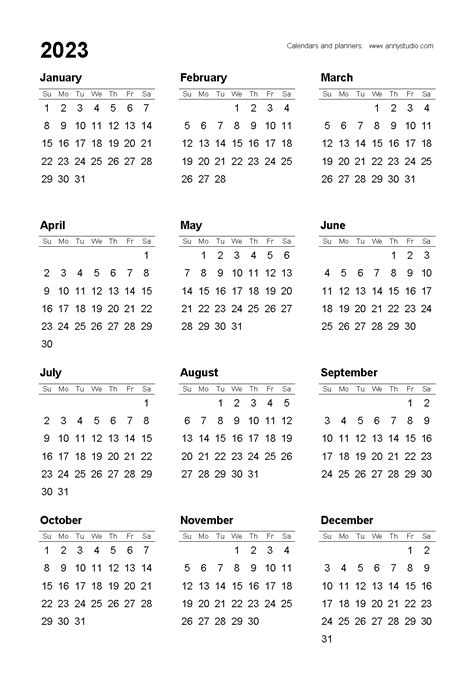 Free printable calendars and planners 2023, 2024 and 2025 | Free printable calendar templates ...