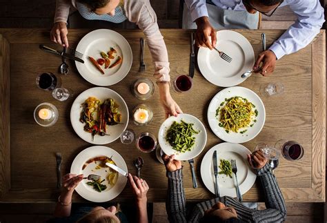 Friends Gathering Eating Food Together | Premium Photo - rawpixel