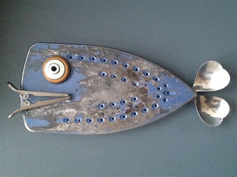 Junk Art fish | Scrap metal art, Metal art, Junk art