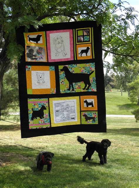 My dog themed quilt | Animal quilts, Dog quilts, Cat quilt