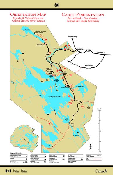 Kejimkujik National Park Map - Kejimkujik National Park Nova Scotia • mappery