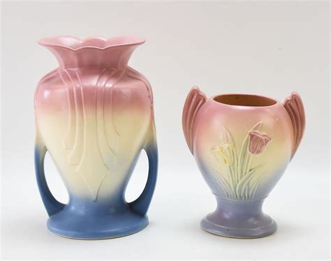 HULL POTTERY VASES (2) sold at auction on 13th September | Mclaren ...