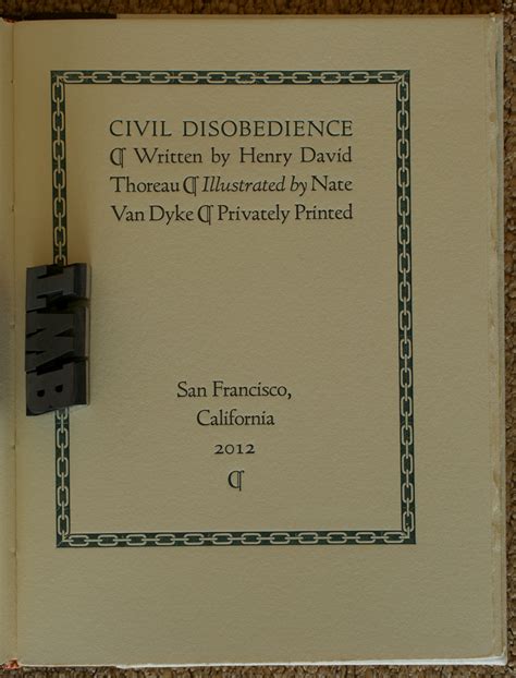 Civil Disobedience by Henry David Thoreau; Published by Sharp Teeth Press | The Whole Book ...