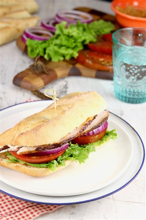 Smoked Turkey Sandwich {with Cajun Mayo} - Miss in the Kitchen