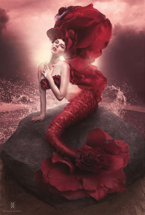 Rose Mermaid by michellemonique on DeviantArt