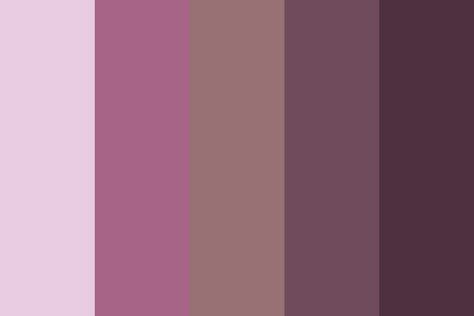 Dusty Purple Color Palette in 2020 | Purple color palettes, Plum color ...