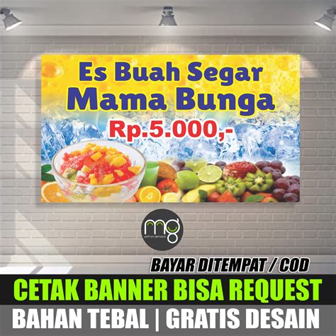 Desain Banner Spanduk Es Buah Dan Jus Buah Segar Lengkap Cdr Imagesee ...