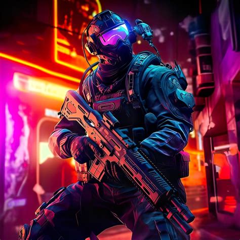 Call of Duty Colorful Gaming Wallpaper 4K | Premium AI-generated image