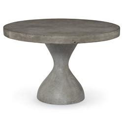 Mr. Brown Parrot Industrial Slate Concrete Outdoor Dining Table - 54"W