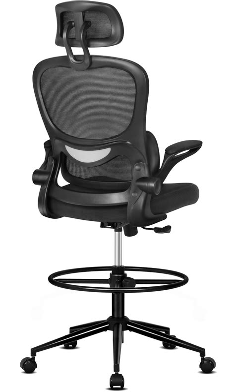 Misolant Tall Office Chair, Drafting Chair for Standing Desk, Standing Desk Chair with ...