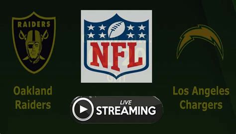 Chargers vs Raiders Live Stream Reddit Thursday Night Football - Sports ...