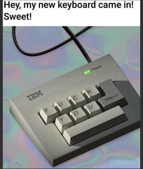 Pin by Chelle Lewis on Funny | Keyboard, Computer jokes, Computer