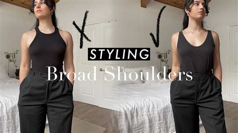 How to Style Broad Shoulders & Create BALANCED Outfits – Trends