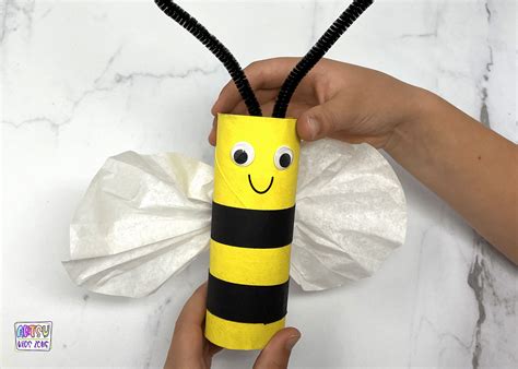 Toilet Paper Roll Bumble Bee Craft