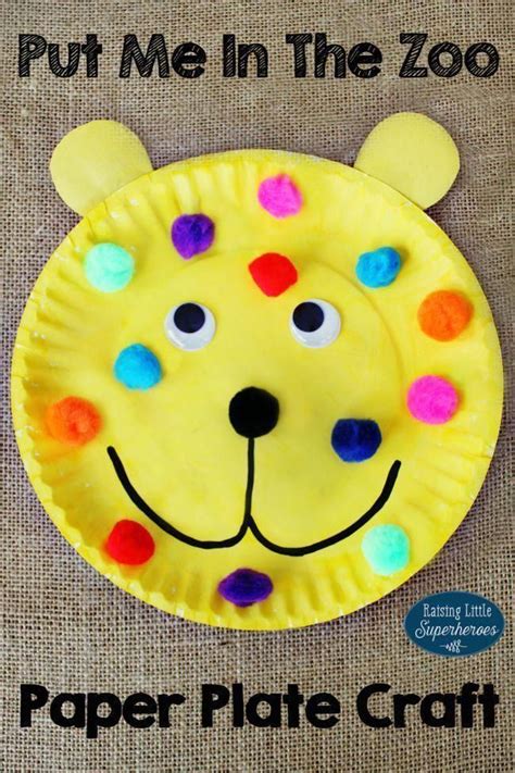 Put Me In The Zoo Paper Plate Craft - Raising Little Superheroes | Dr seuss crafts, Seuss crafts ...