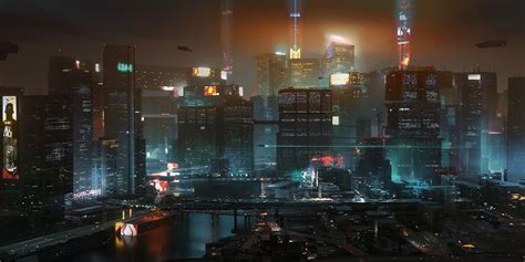 Cyberpunk 2077 World Map Shows Off Night City's Dense 15 Districts