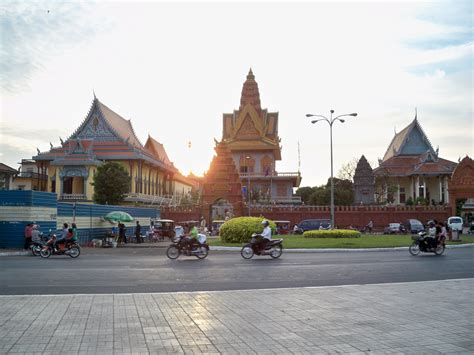 Phenom Penh, Cambodia government buildings just before sunset City Scapes, Before Sunset ...