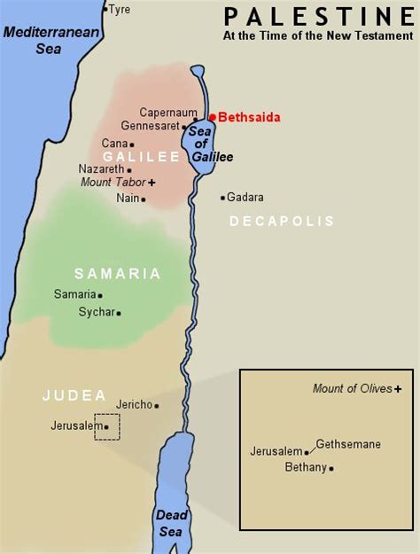 Map of Bethsaida - Study Resources