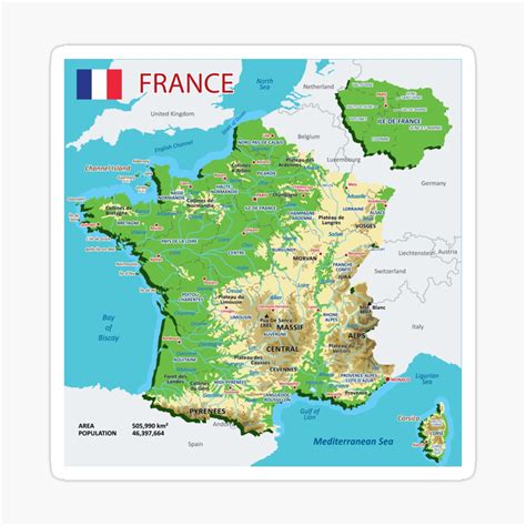 Arriba 96+ imagen carte de france avec lacs et rivières - fr ...