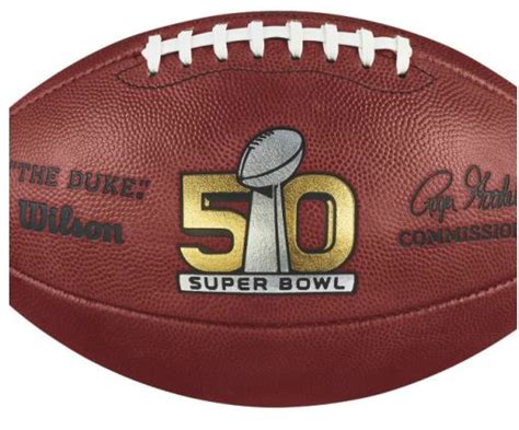 Wilson Super Bowl 50 Game Ball