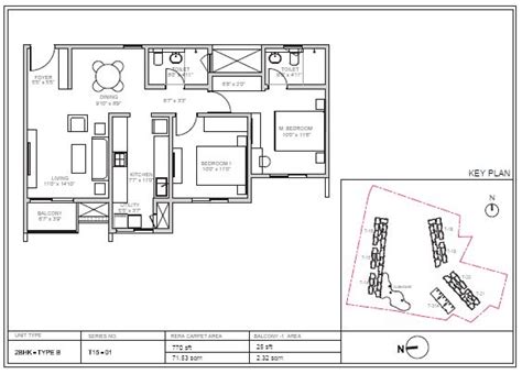 Floor Plan | Birla Trimaya Devanahalli | 1, 2 & 3 BHK Apartments