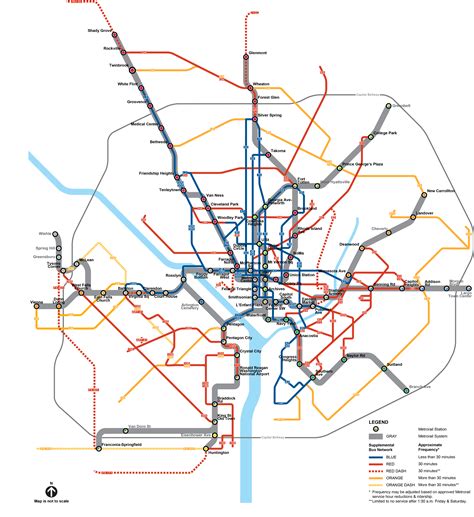 Wmata Dc Metro Map