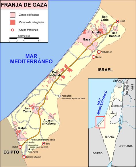 Franja de Gaza - Wikipedia, la enciclopedia libre