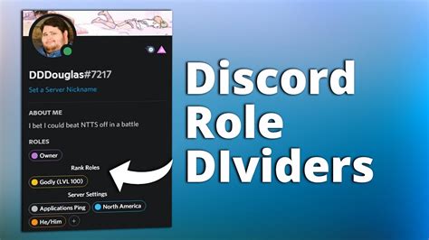 [Outdated] How to make Discord Role Dividers/Categories - YouTube