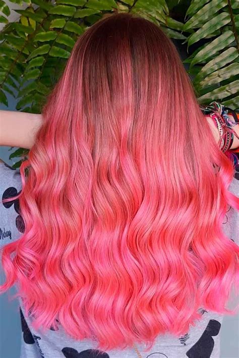 Brown And Pink Ombre Hair In Which You Fall In Love You will definitely need some pink ombre ...