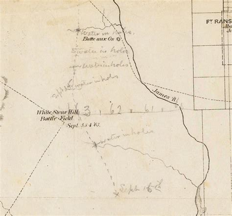 Important Dakota Territory map, annotated by a pioneer - Rare & Antique Maps