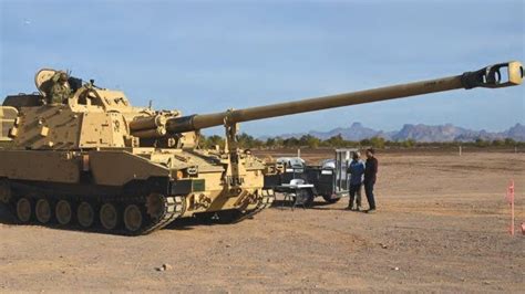 US Army tested in Yuma the XM1299 artillery system prototype