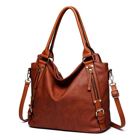 Soft Leather Shoulder Bag | semashow.com