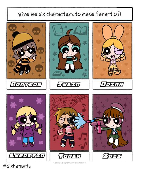 PPG Fanart (6 characters) by TheWhiteLotusX on DeviantArt