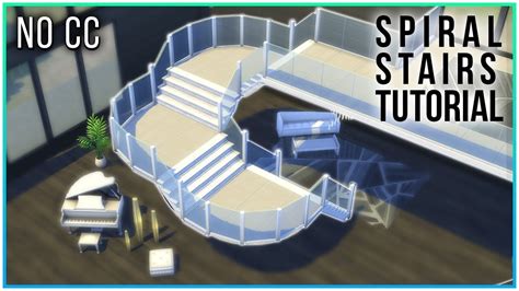 picture amoebae - Sims 4 Tutorial - Spiral Stairs | Kate Emerald