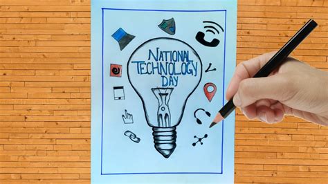 How To Draw National Technology Day Poster || NATIONAL TECHNOLOGY DAY POSTER DRAWING # ...