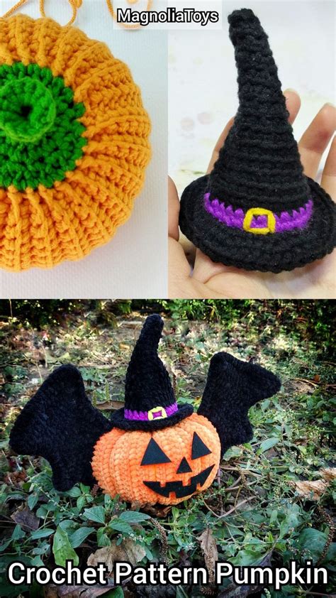 Pumpkin crochet pattern | Crochet, Crochet patterns, Halloween crochet patterns