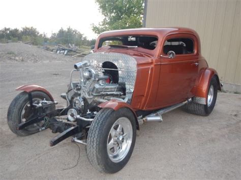 1934 CHEVY 3 WINDOW COUPE HOT STREET ROD PROJECT CAR 1932 1933 FORD for sale