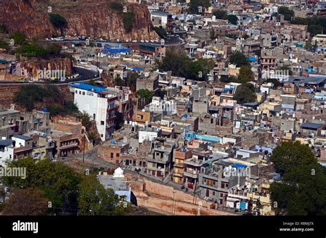 Aerial view of city, Jodhpur, Rajasthan, India, Asia Stock Photo - Alamy