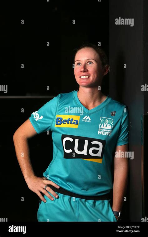 Beth Mooney of the Brisbane Heat poses during the WBBL season launch in Brisbane, Thursday ...