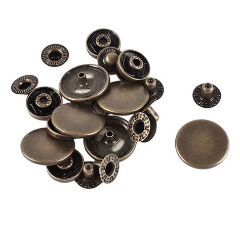 Metal Snap Fasteners Poppers Sewing Press Stud Buttons 20mm 6sets-in Buttons from Home & Garden ...