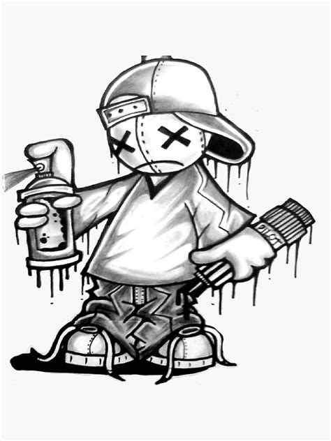 "Graffiti,Drawing" Sticker for Sale by Drago72 | Redbubble