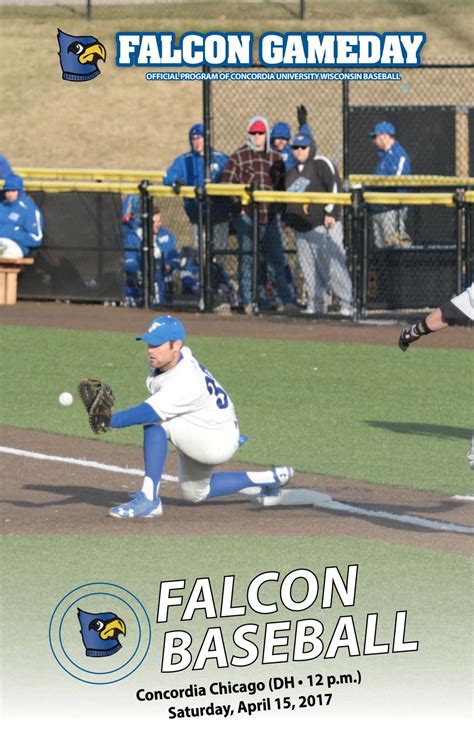 Baseball vs. Concordia Chicago (April 15, 2017) by CUWFalcons.com - Issuu