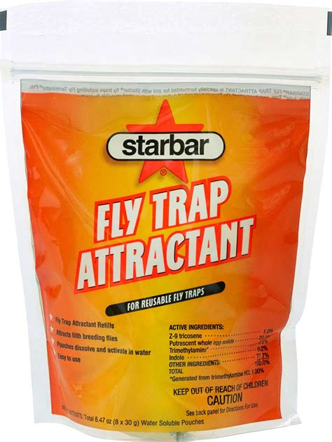 Fly Trap Attractant Refill for Reusable Fly Traps Starbar - Fly Traps ...