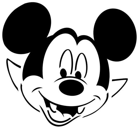 Mickey Mouse Pumpkin Stencil Printable