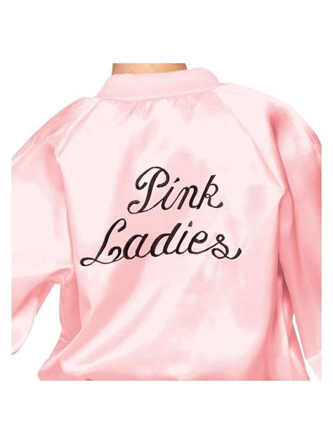 Grease Pink Ladies Jacket for Girls back