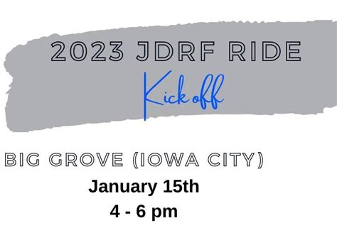 2023 JDRF Ride Kickoff - Iowa City - Nebraska and Iowa Chapter